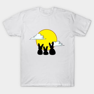 Bunny Rabbit Silhouette | Easter T-Shirt